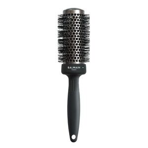 Balmain Black and Silver Round Hair Brush